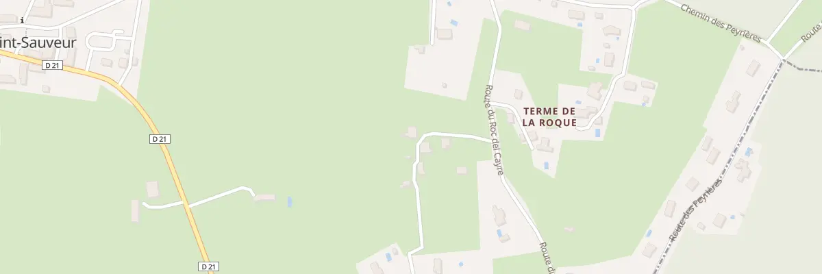 Plan du 44 La Grave à Saint-Sauveur
