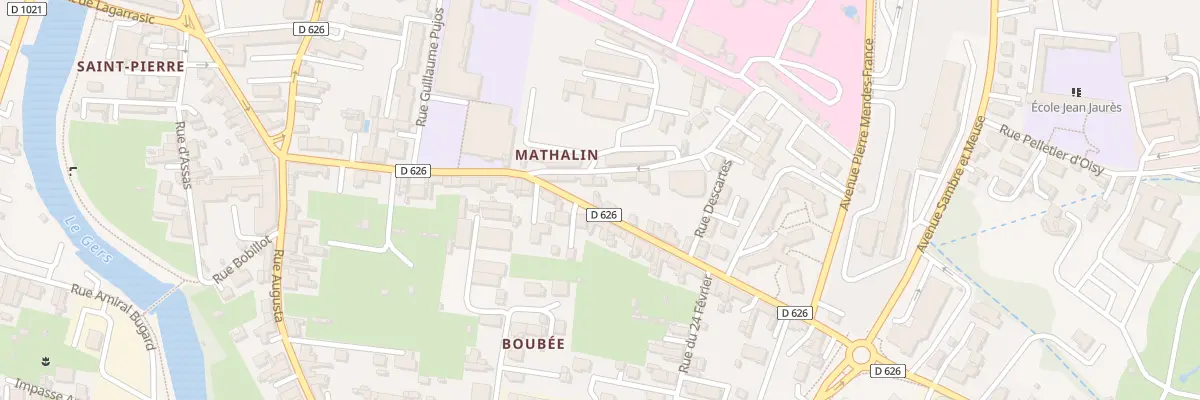 Plan du 31 Rue du 11 Novembre à Auch