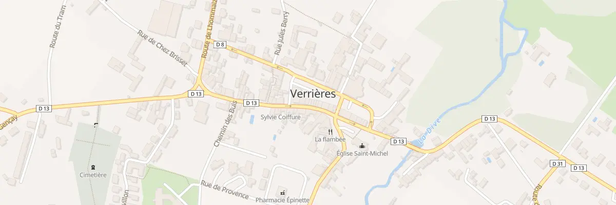 Plan du 11 Pl de la Mairie à Verrières