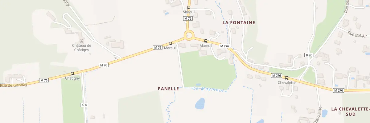 Plan du 3 Rue de Gannay à Fondettes