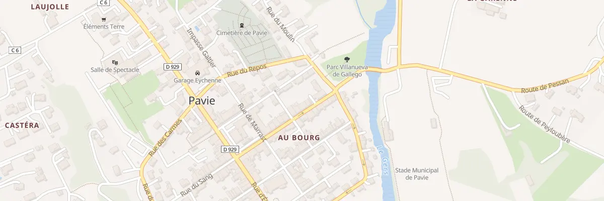 Plan du 17 Rue du Vieux Pont à Pavie