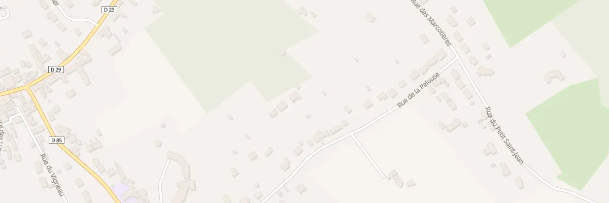 Plan du 14 Rue de la Pelouse au Luart