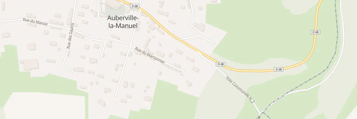 Plan du 3 Rue du Marronnier à Auberville-la-Manuel
