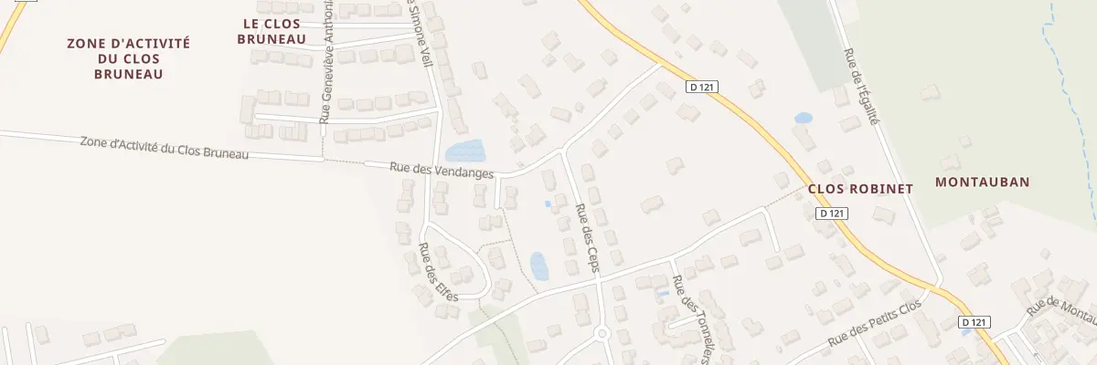 Plan du 10 Rue des Ceps à Artannes-sur-Indre