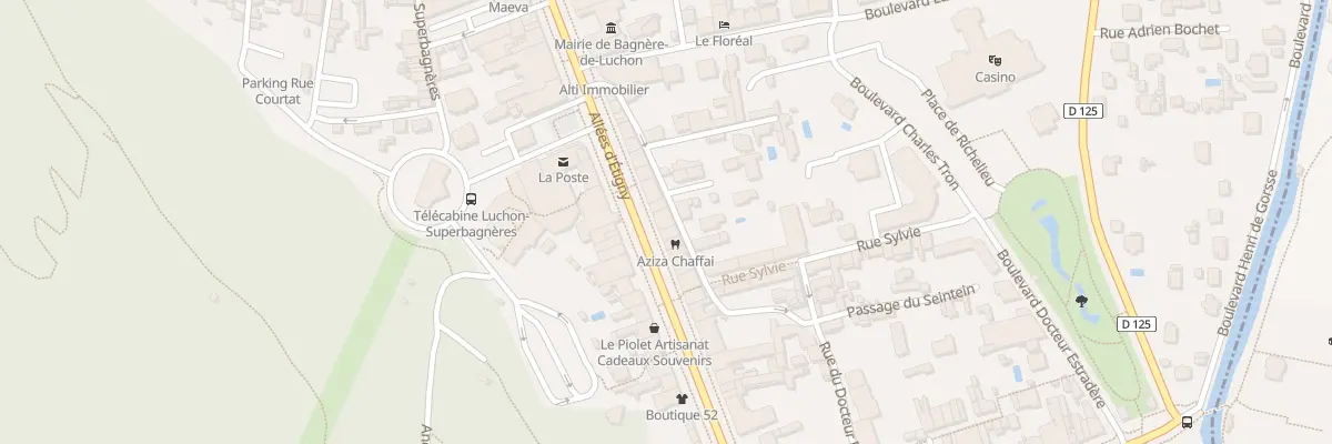 Plan du 51 All d’Étigny à Bagnères-de-Luchon