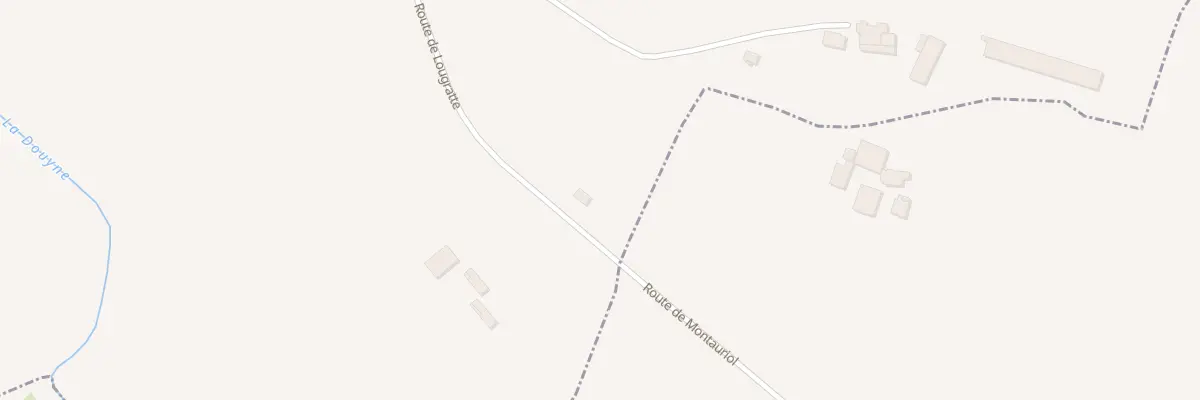 Plan du 1941 Rte de LOUGRATTE à Montauriol
