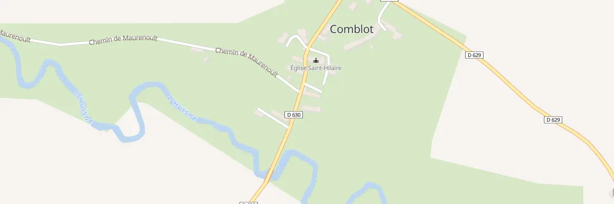 Plan du 12 Le Bourg à Comblot
