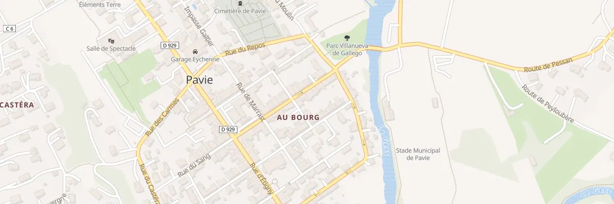 Plan du 12B Rue du Vieux Pont à Pavie