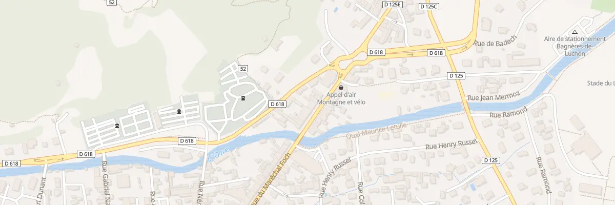 Plan du 30 Av Marechal Foch à Bagnères-de-Luchon