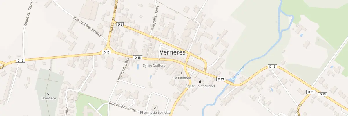 Plan du 5B Pl de la Mairie à Verrières