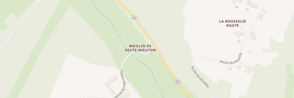 Plan du 43A Rousselie Basse à Bussac