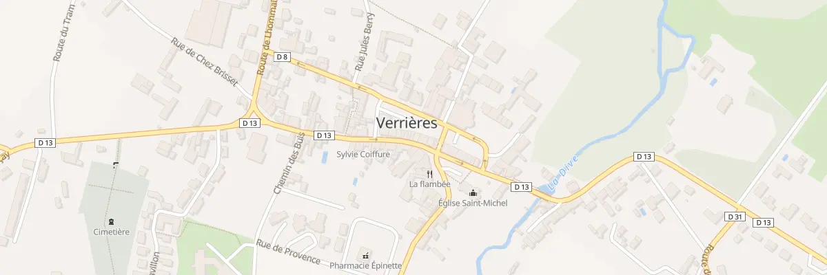 Plan du 5 Pl de la Mairie à Verrières