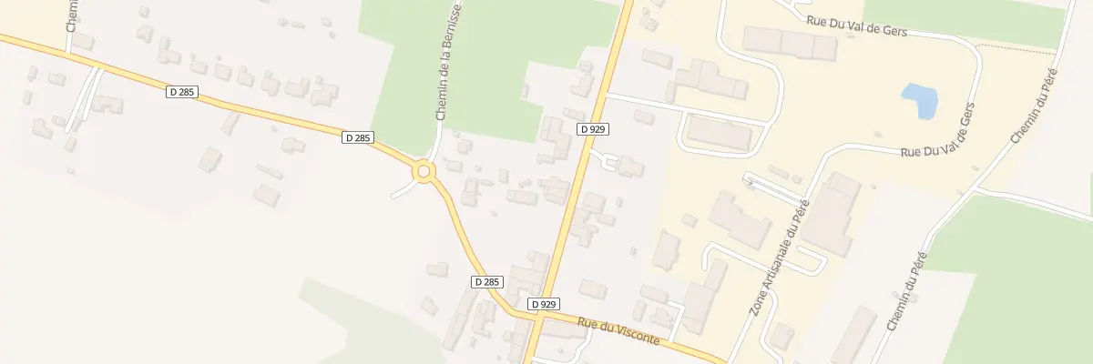 Plan du 59 Av du Général de Gaulle à Seissan