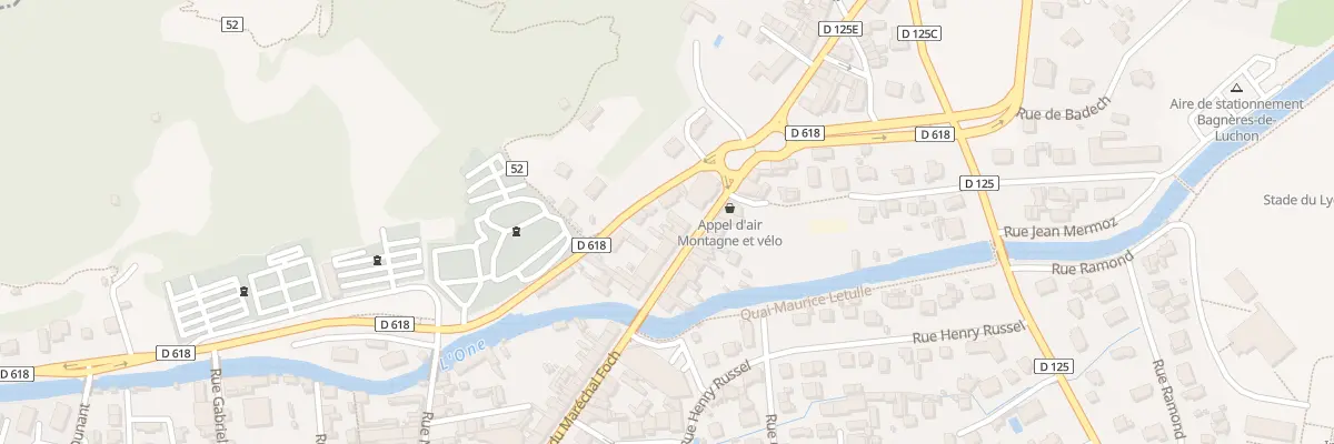 Plan du 26 Av Marechal Foch à Bagnères-de-Luchon