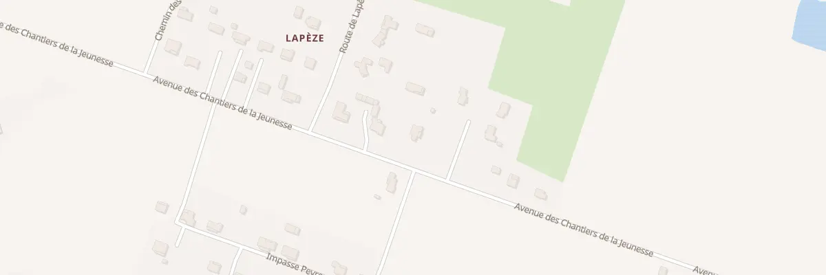 Plan du 1044 Av Chantiers de la Jeunesse à Sainte-Livrade-sur-Lot