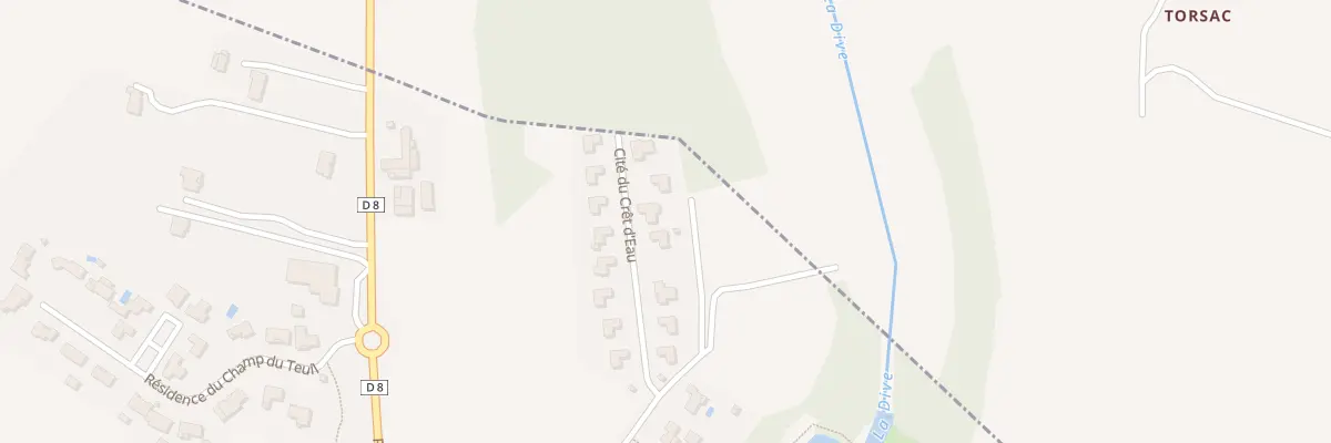 Plan du 38 Rue du Cret d’Eau à Verrières