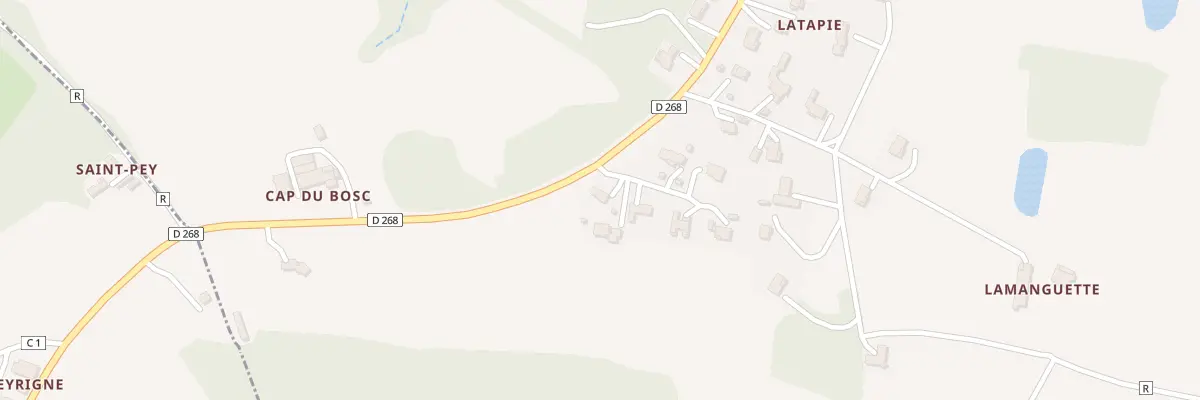 Plan du 5000 Bois de Petre à Moirax