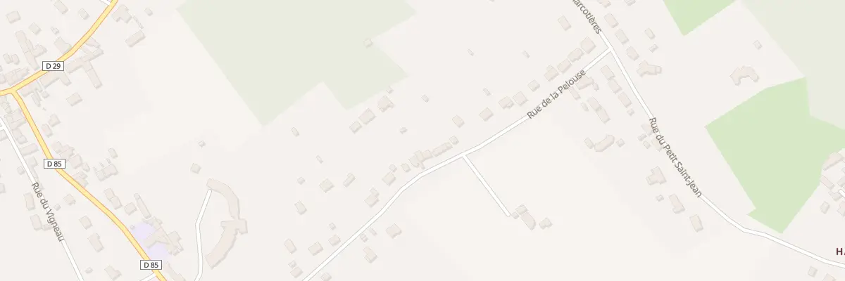 Plan du 18 Rue de la Pelouse au Luart