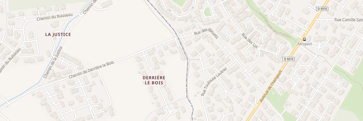 Plan du 24 Che de derrière le Bois à Estillac
