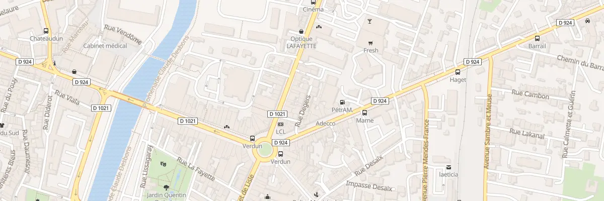 Plan du 13 Rue Degers à Auch