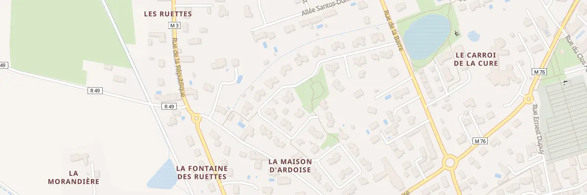 Plan du 15 Rue Antoine de Saint-Exupéry à Fondettes