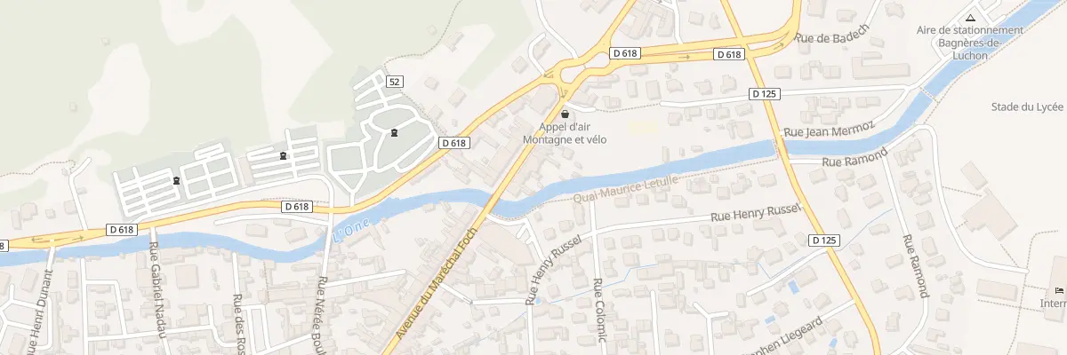 Plan du 37 Av Marechal Foch à Bagnères-de-Luchon