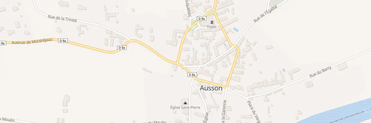 Plan du 2 Rue de la République à Ausson
