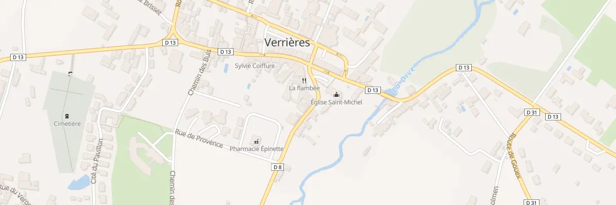 Plan du 2 Rte de Bouresse à Verrières