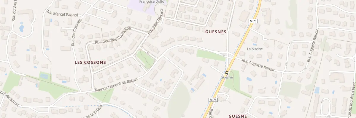 Plan du 3 Rue Maurice Genevoix à Fondettes