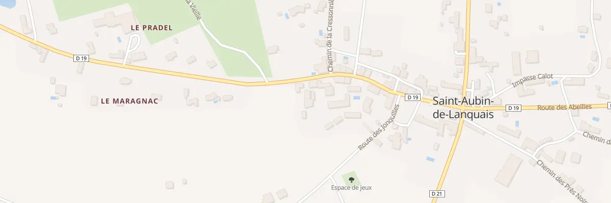 Plan du 271 Rte Samuel Pozzi à Saint-Aubin-de-Lanquais