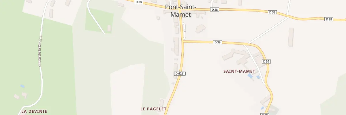 Plan du 30 Pont Saint Mamet Sud à Douville