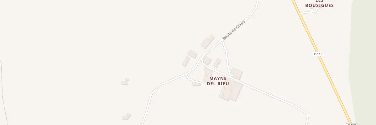 Plan du 338 Rte de Cours à Dolmayrac