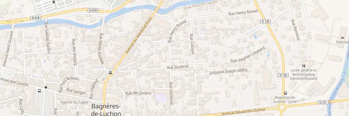 Plan du 4A Rue Henry Russel à Bagnères-de-Luchon