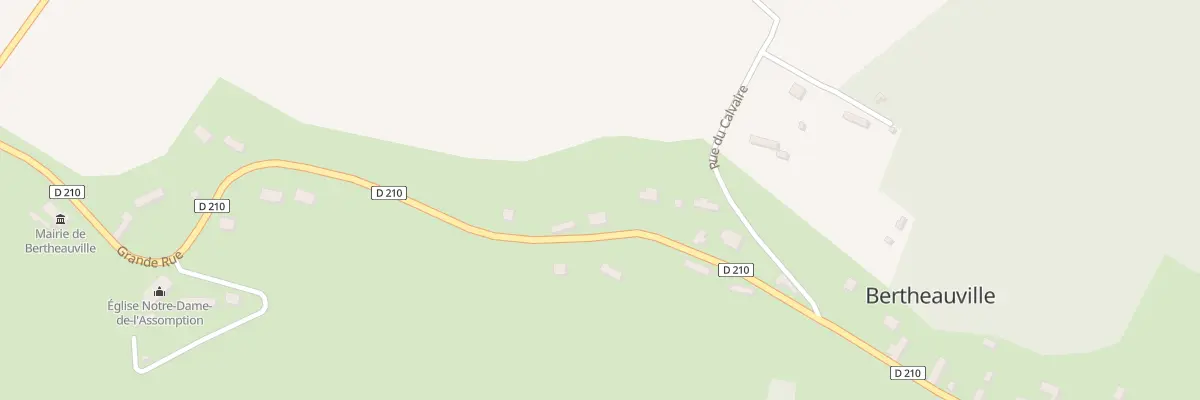 Plan du 584 Grande Rue à Bertheauville