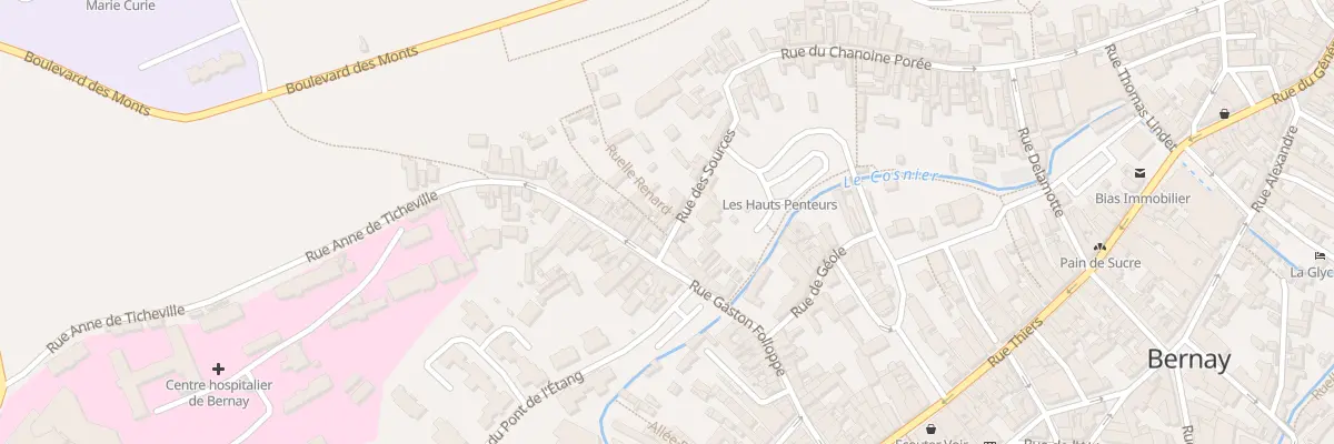 Plan du 7 Rue des Sources à Bernay