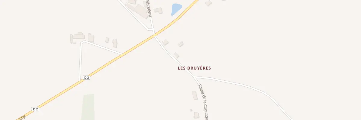 Plan du 3 Rte de la Cognaquerie à Pouillé