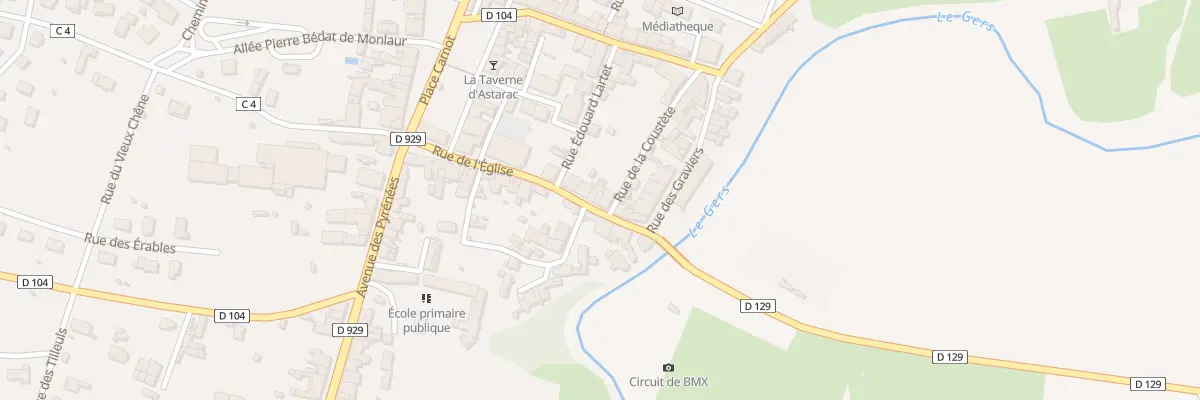 Plan du 7 Rue de l’Eglise à Seissan