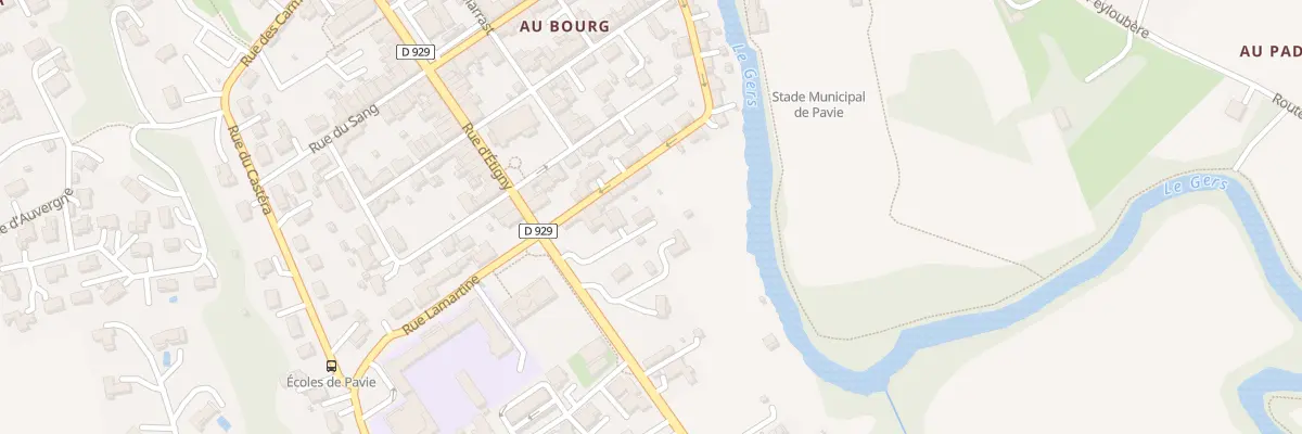 Plan du 35B Rue d’Etigny à Pavie