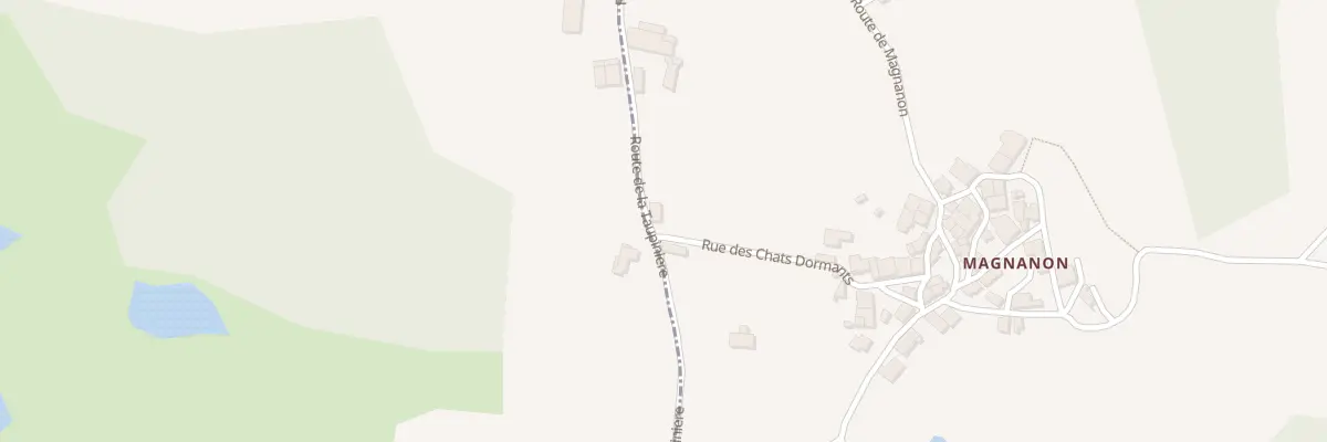 Plan du 1 Rue des Chats Dormants à Roussines