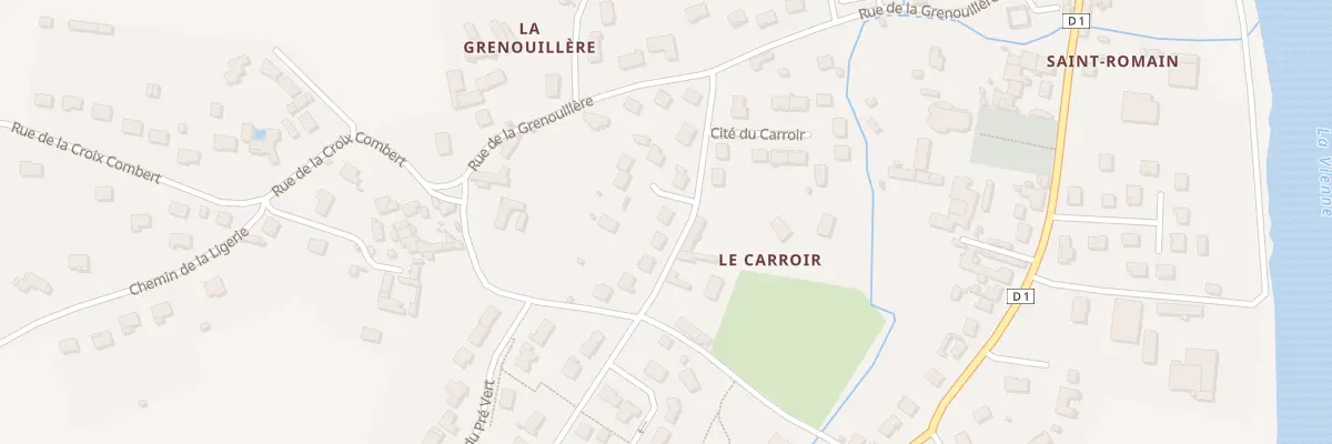 Plan du 14 Cité du Carroir à Dangé-Saint-Romain