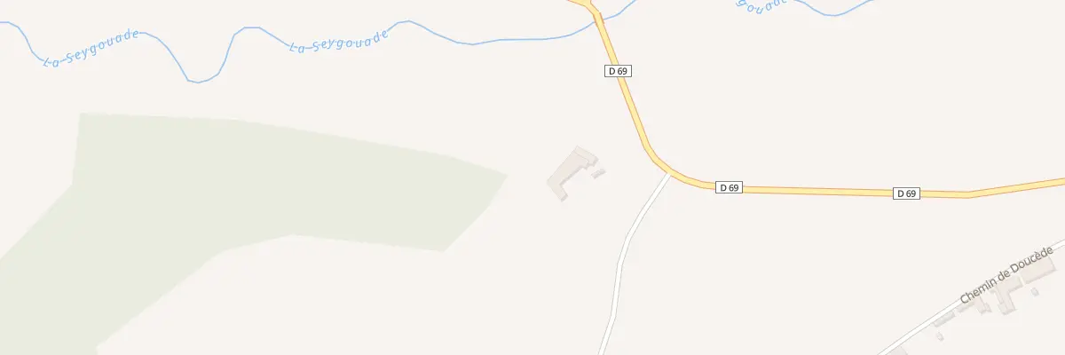 Plan du 160 Les Espelats à Larroque