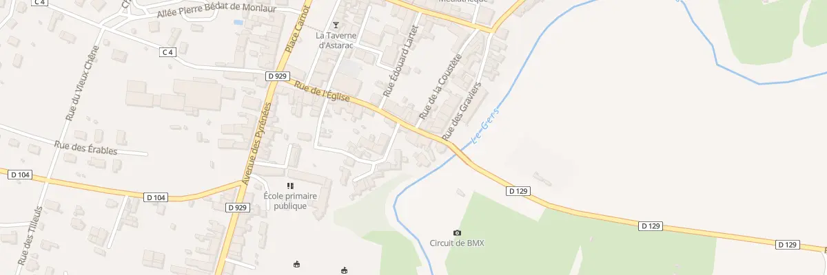 Plan du 22 Rue de l’Eglise à Seissan