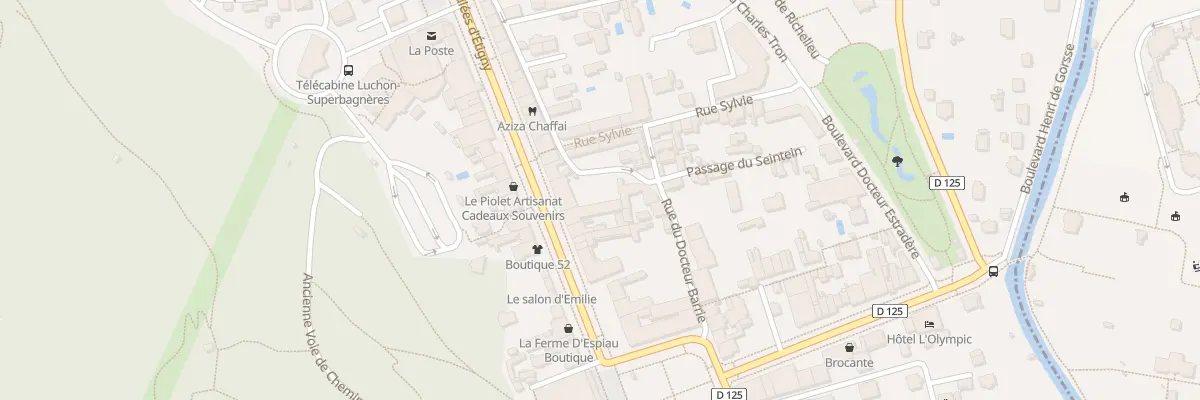Plan du 67A All d’Étigny à Bagnères-de-Luchon