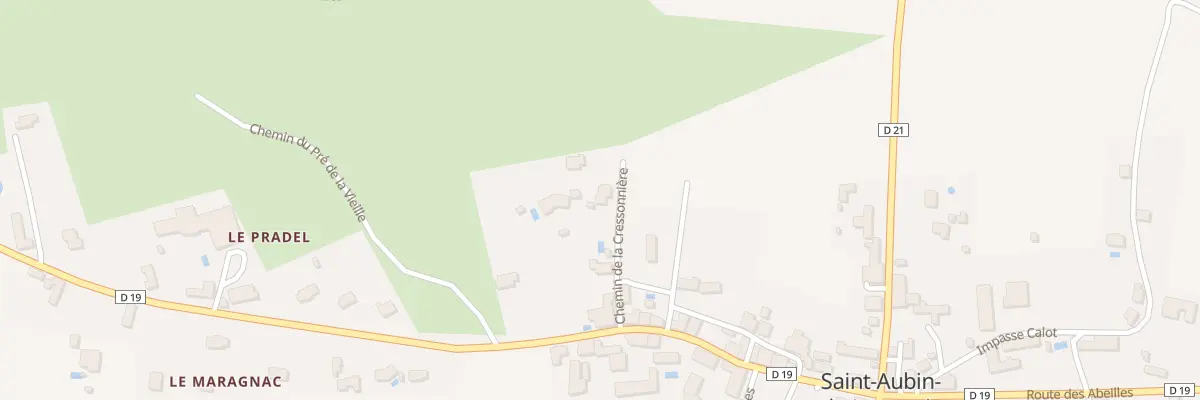Plan du 109 Che de la Cressonnière à Saint-Aubin-de-Lanquais