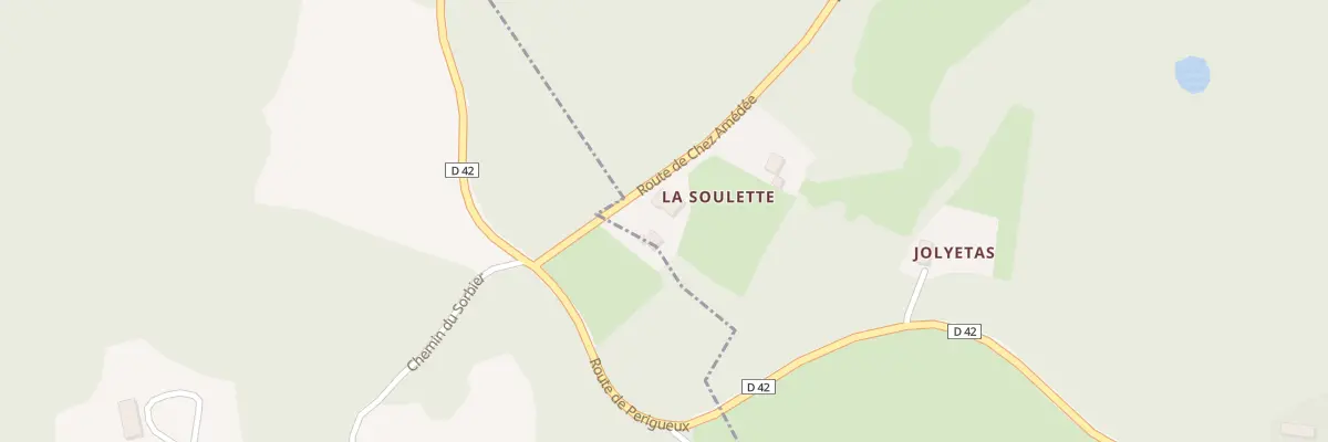 Plan du 80 Rte de Chez Amédée à Bourrou