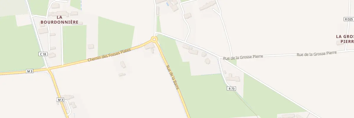 Plan du 8 Rue de la Grosse Pierre à Fondettes