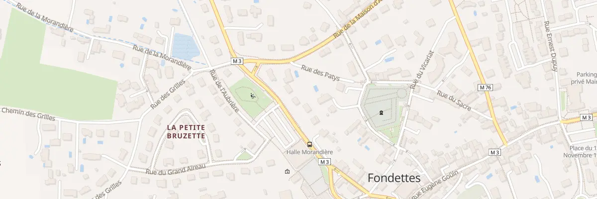 Plan du 20 Rue de la République à Fondettes