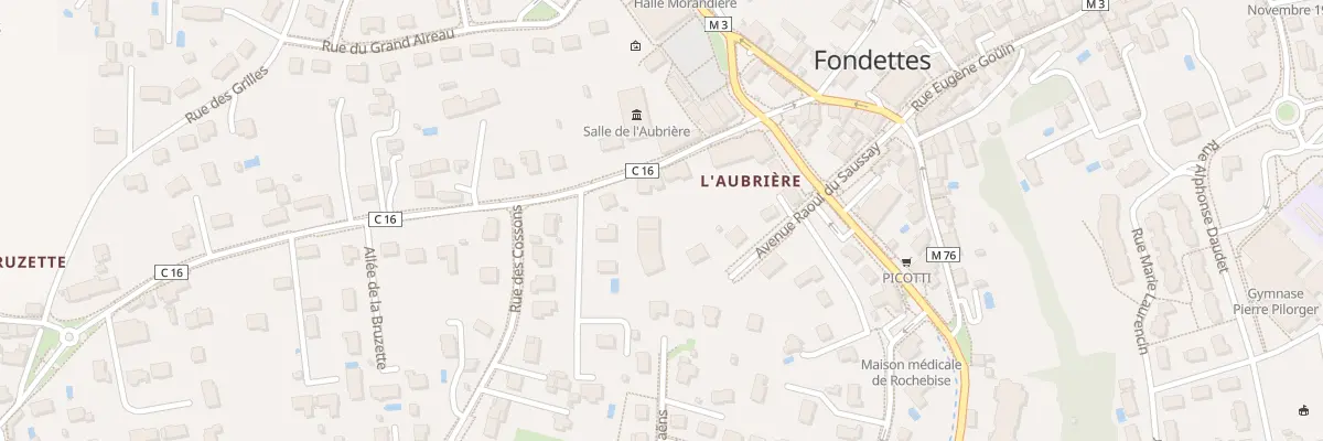 Plan du 9 Rue de la Bruzette à Fondettes