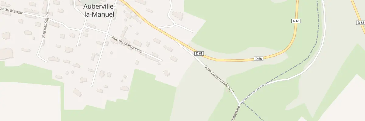 Plan du 7 Rue du Marronnier à Auberville-la-Manuel