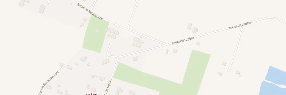 Plan du 734 Rte de Lapèze à Sainte-Livrade-sur-Lot